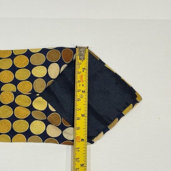 Digities Philadelphia Museum of Art Dotted Silk Necktie Multi Vintage - Picture 9 of 13